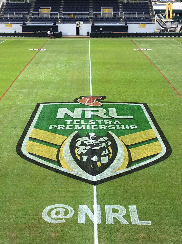 Grass Signage supplier for NRL